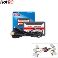 HotRc A100 6 en 1 3.7V Lipo Chargeur USB