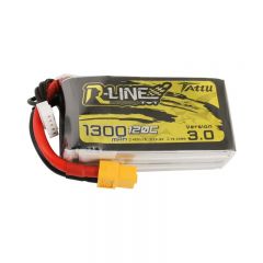 Batterie Lipo Tattu R-Line Version 3.0 1300mAh 14.8V 120C 4S - XT60