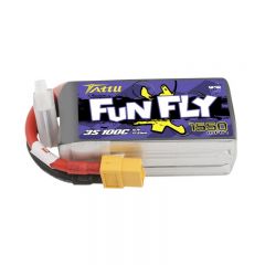 Batterie Lipo Tattu Funfly 1550mAh 11.1V 100C 3S - XT60