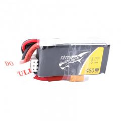 Batterie Lipo Tattu 450mAh 2S 75C 7.4V - XT30