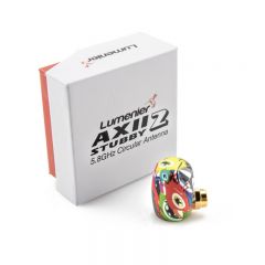 Lumenier AXII 2 Right-Angle Stubby 5.8GHz Antenna - SKITZO Hydro Dip SE (LHCP)