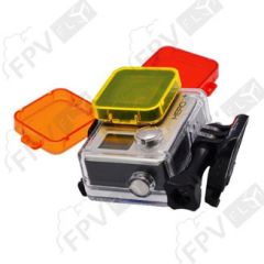 Filtre de plongée en plexiglas pour GOPRO HERO 3+/4