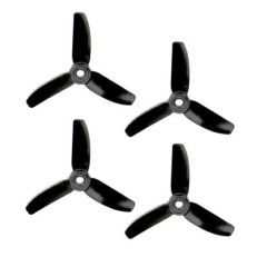 HQ 3X3x3 Polycarbonate Durable Prop (Noir) (2x CW, 2x CCW)