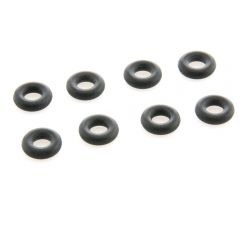 8x M2 Rubber O-Ring noir