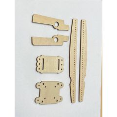 F-01 bottom plate en balsa - Heewing