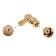 Adaptateur SMA Mâle - SMA Femelle 90°
